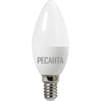 Лампа светодиодная РЕСАНТА LL-R-C37-6W-230-3K-E14